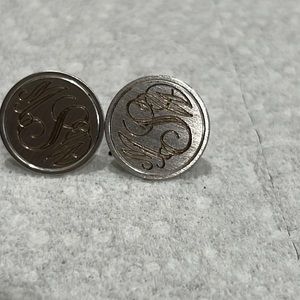 Just in- sterling silver MSW earrings